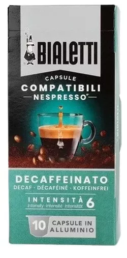 Kapsle Bialetti Nespresso Decaf 10 ks